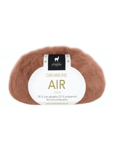 RAKLA Alpakka - Dreamline Air, farve 309 Terracota