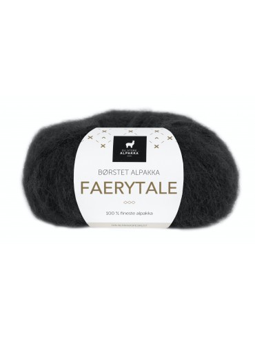 RAKLA garn:   Alpakka - Faerytale - sort
