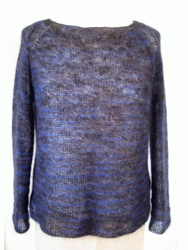 RAKLA garn opskrift - bluse kidmohair